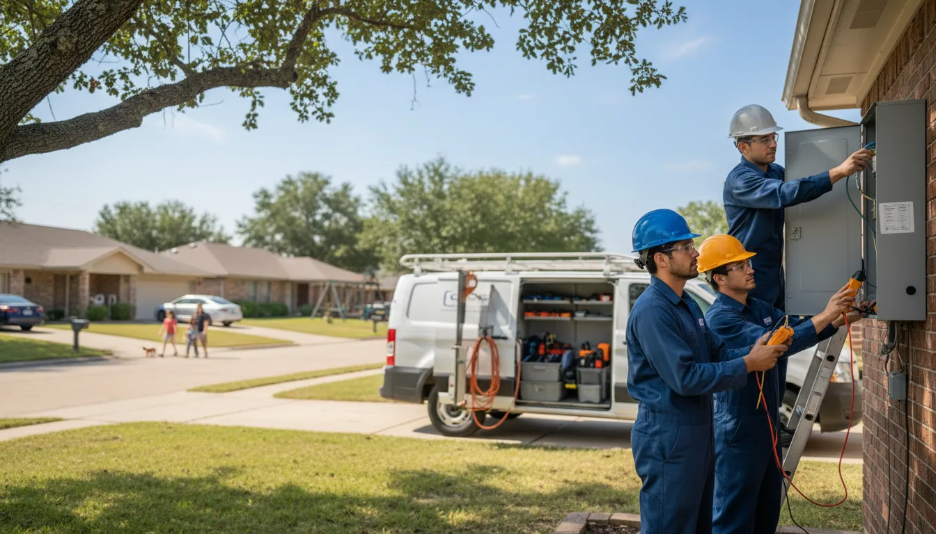 Certified electrician providing emergency electrical services in Lillie, LA